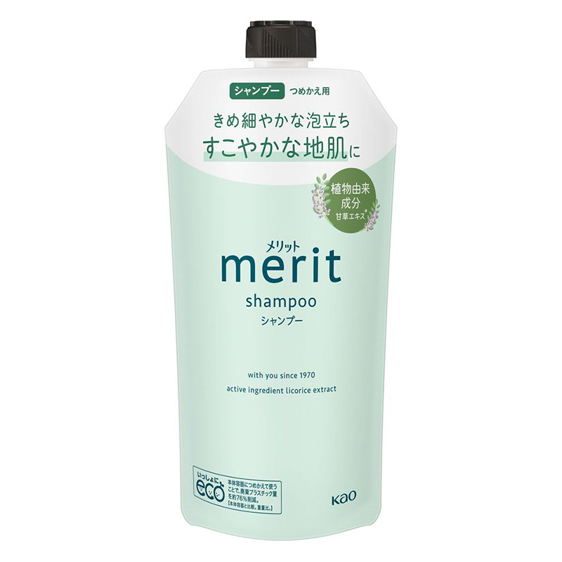 メリット シャンプー つめかえ用 320ml【医薬部外品】 ナチュラルフローラルのやさしい香り