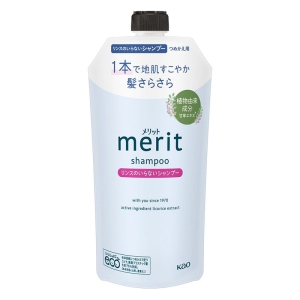 メリット リンスのいらないシャンプー つめかえ用 320ml【医薬部外品】 ナチュラルフローラルのやさしい香り