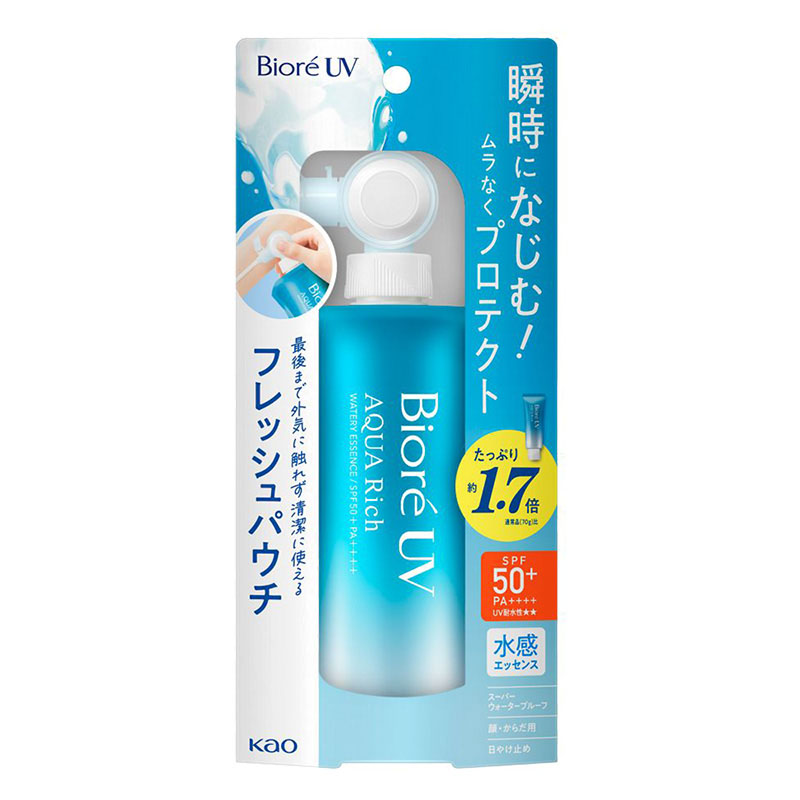 ビオレ UV アクアリッチ ウォータリーエッセンス フレッシュパウチ120g ホワイトミュゲの優しい香り