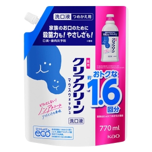 クリアクリーンマウスウォッシュ ソフトミント つめかえ用 770ml【医薬部外品】
