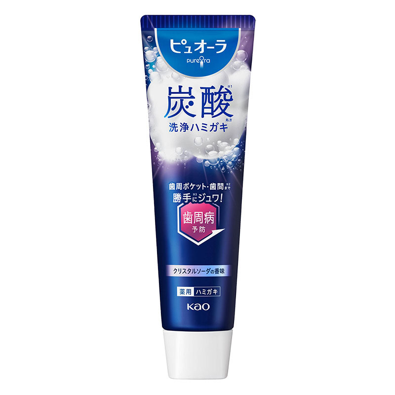 ピュオーラ 炭酸ハミガキ クリスタルソーダの香味 95g【医薬部外品】