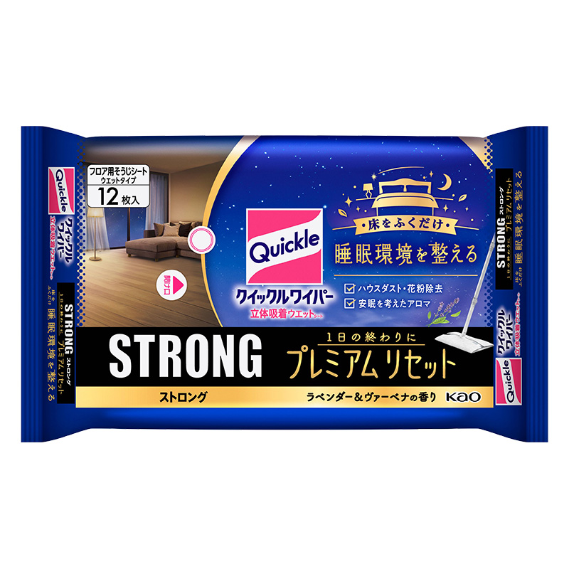 クイックル立体ウエットプレミアムリセット12枚