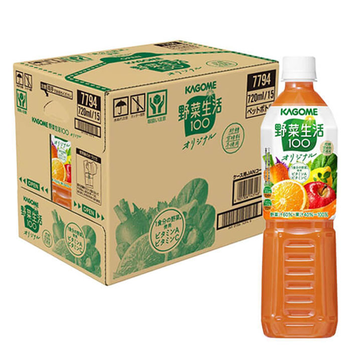 野菜生活100オリジナル 1箱（720ml×15本）