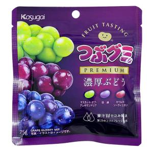 つぶグミプレミアム濃厚ぶどう 75g