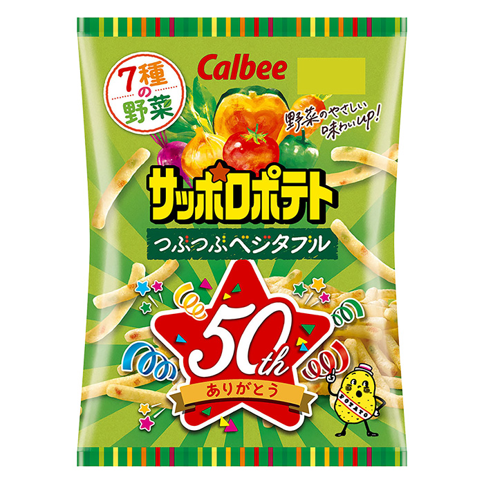 サッポロポテトつぶつぶベジタブル 72g