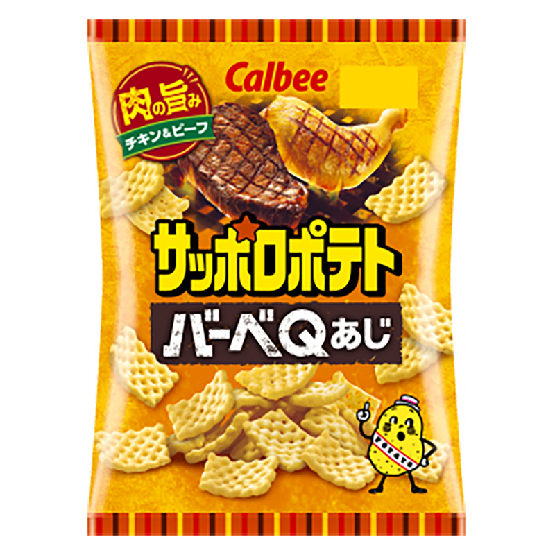 サッポロポテト バーべQあじ 72g