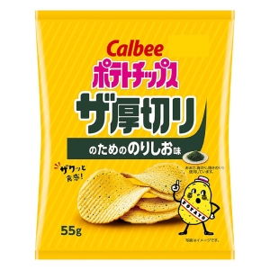 ポテトチップス ザ厚切り のためののりしお味 55g