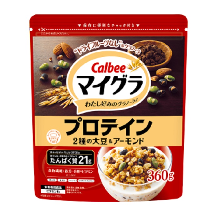 マイグラ プロテイン 2種の大豆＆アーモンド 360g
