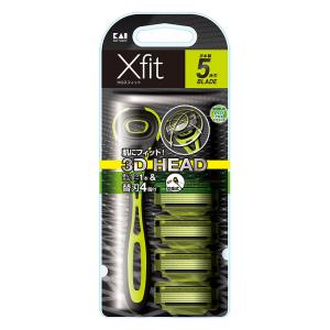 カミソリ Xfit 敏感肌用(替刃4個入) スリムパック