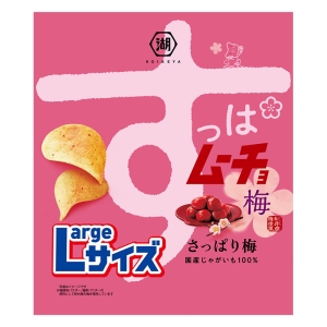 Largeサイズ すっぱムーチョチップス さっぱり梅 105g