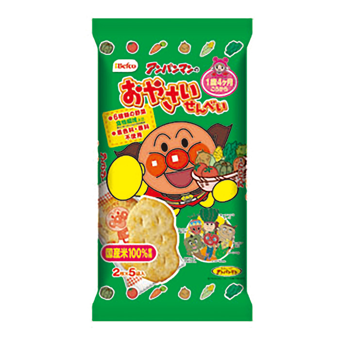 アンパンマンのおやさいせんべい 10枚