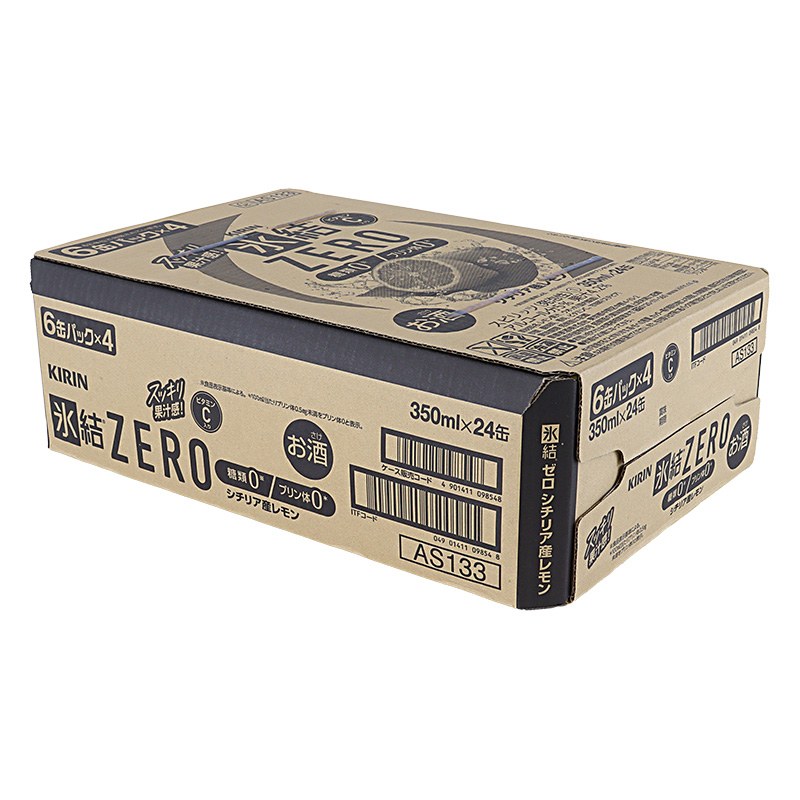 氷結ＺＥＲＯ シチリア産レモン 1箱(350ml×6缶パック×4)