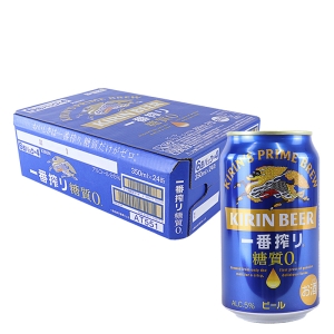 一番搾り 糖質ゼロ 5% 1箱(350ml×6缶×4)