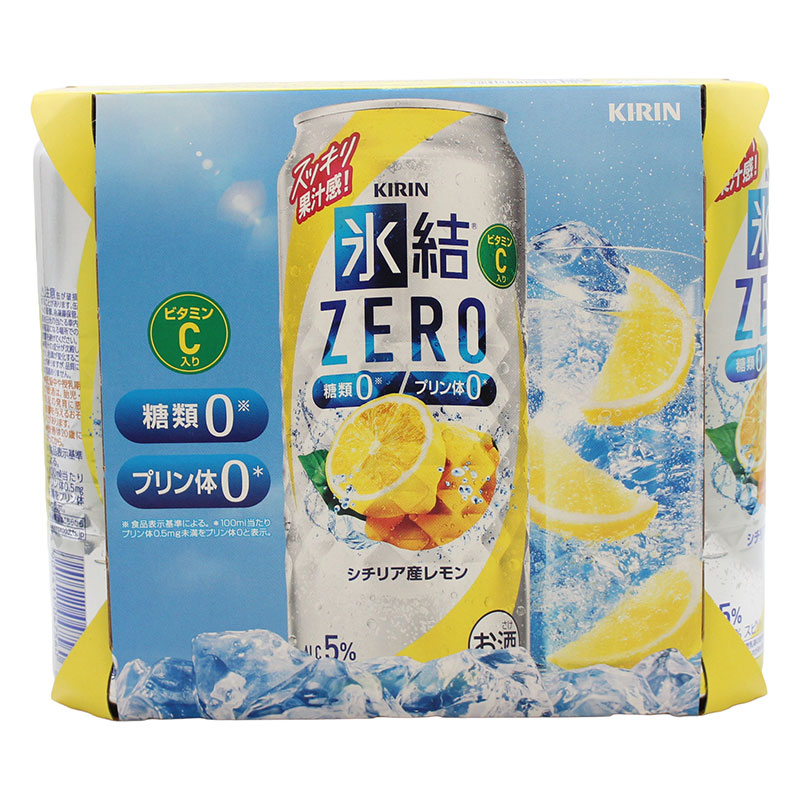 氷結ZERO シチリア産レモン 5% 500ml×6缶パック