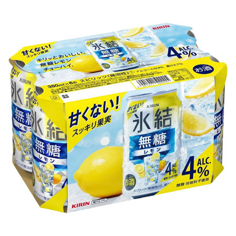 氷結 無糖レモン 4% 350ml×6缶