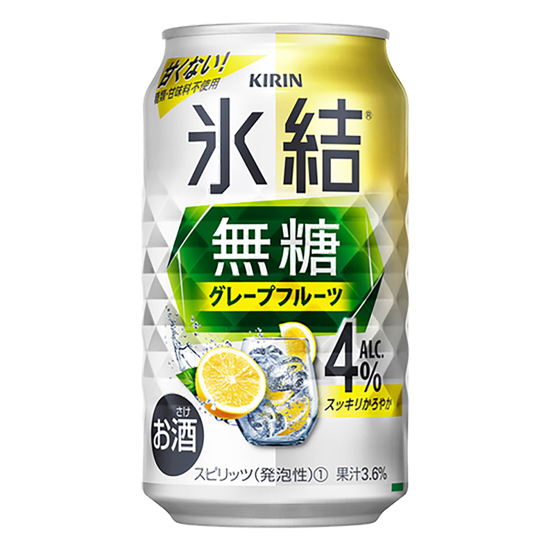 氷結 無糖グレープフルーツ 4% 350ml