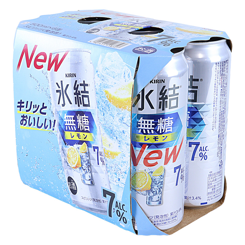 氷結 無糖レモン 7% 500ml×6缶