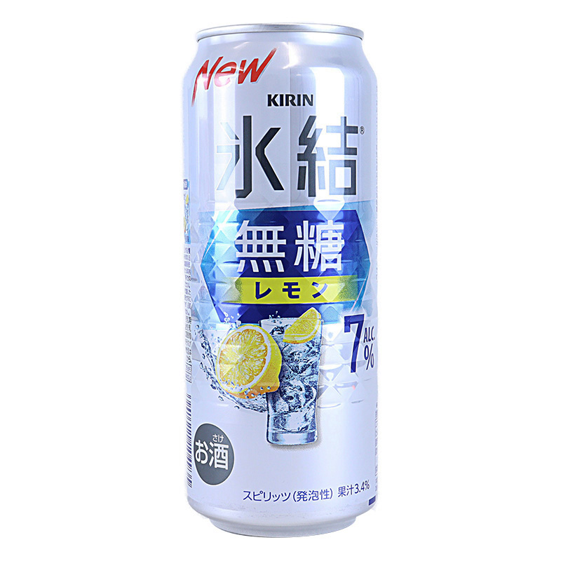 氷結 無糖レモン 7% 1箱(500ml×6缶パック×4)