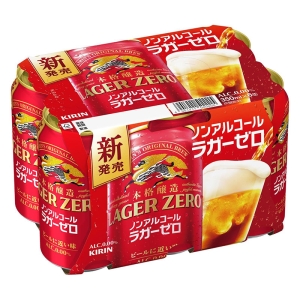 【ノンアルコール】本格醸造ノンアルコール ラガーゼロ 350ml×6缶