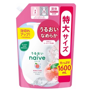 ナイーブ ボディソープ 桃の葉 詰替 1600ml