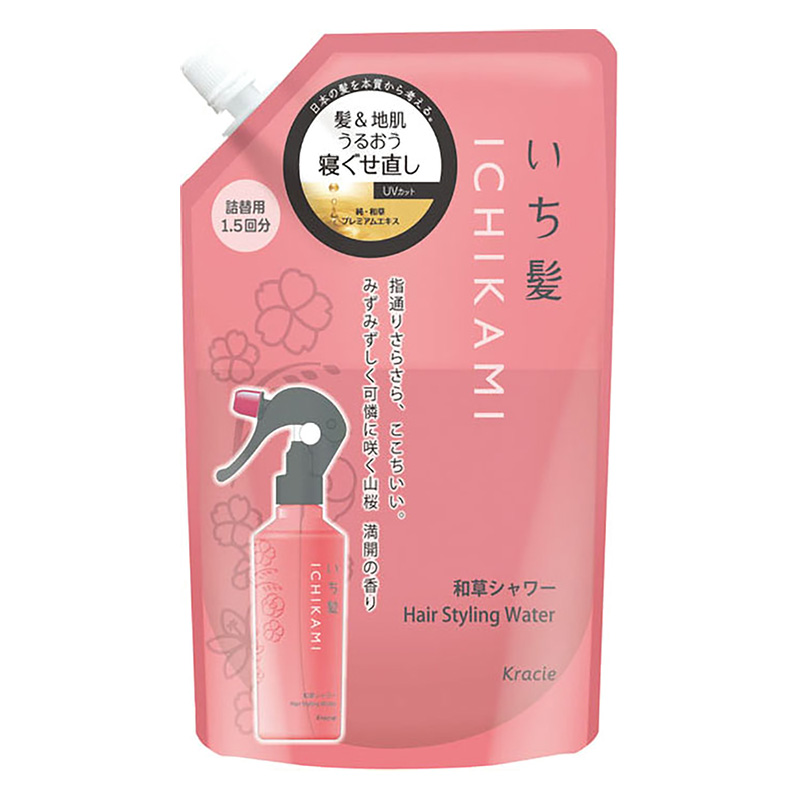 いち髪 寝ぐせ直し和草シャワー　詰め替え 375ml