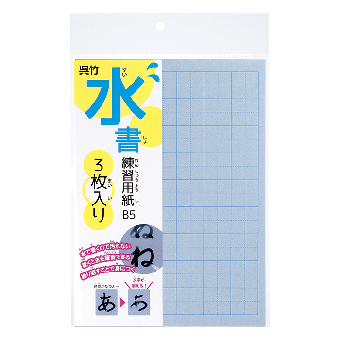 水書練習用紙B5 3枚