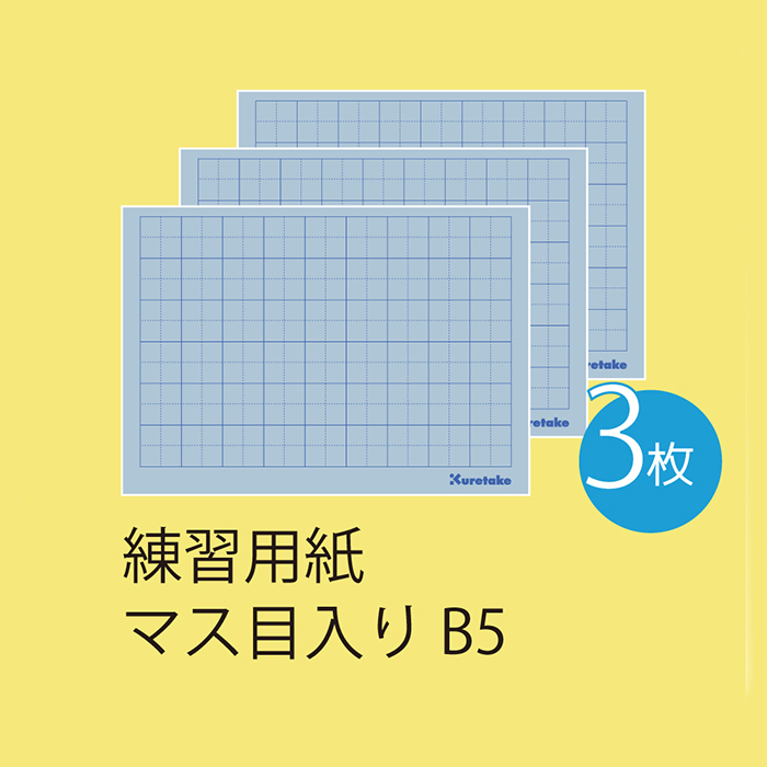 水書練習用紙B5 3枚