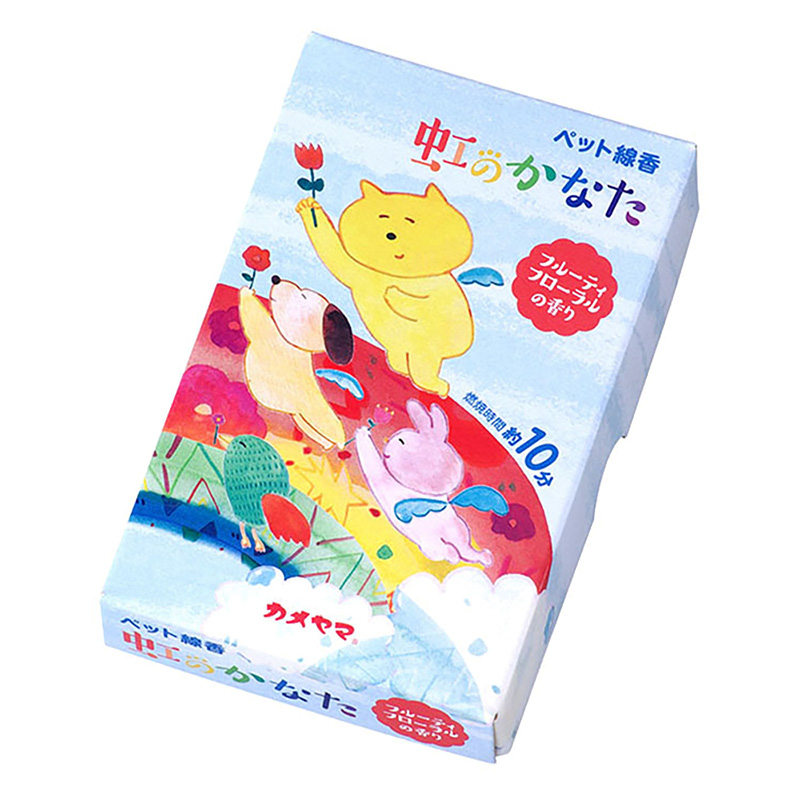 ペット線香 虹のかなた フルーティフローラルの香り 30g