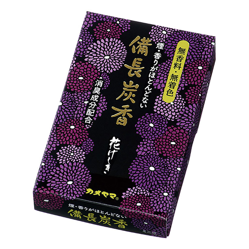 花げしき備長炭ミニ寸 50g
