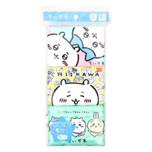 ちいかわ 水に流せるポケットティシュ 9個パック