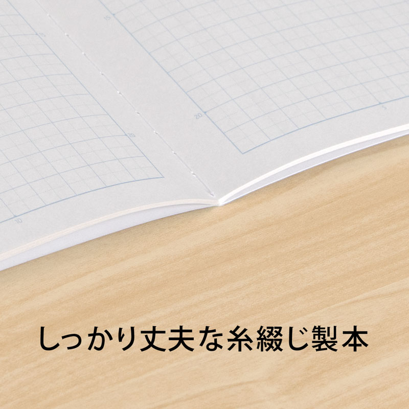 SCHOOL NOTE チェック柄 5mm方眼罫 バイオレット