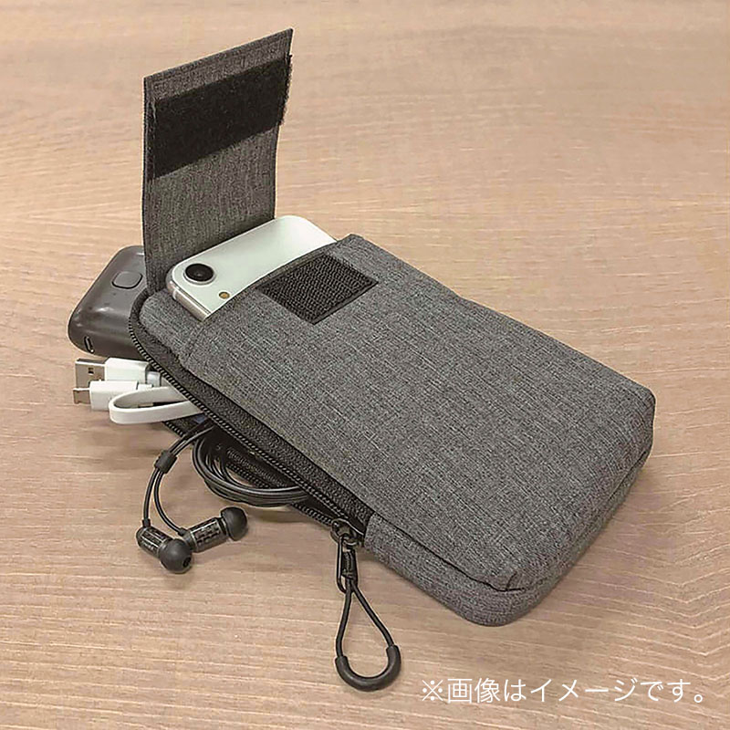 スマホポーチ 撥水 ネイビー