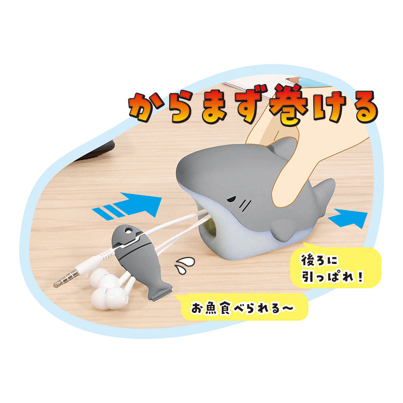 ミラガク イヤホン+ホルダー イヤホンクータ イルカ MT018B