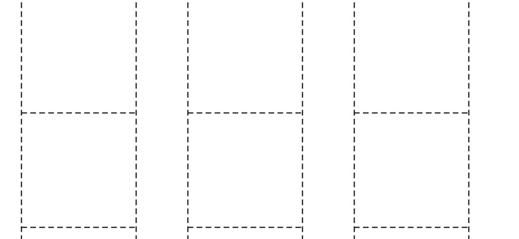 原稿用紙二つ折りB4特判 縦書き 罫色茶20枚 ケ-10N