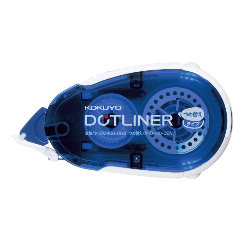 テープのり<ドットライナー>つめ替えタイプ8.4mm×16m強粘着 タ-DM400-08N