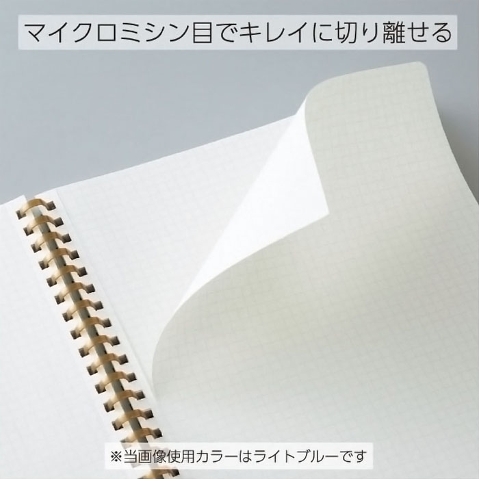 ソフトリングスーファ方眼A5変形80枚青 ス-SV738S4-LB