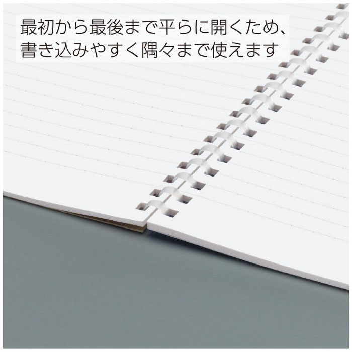 ソフトリングノート(カラフル)ドット入り罫線80枚A6 LP ス-SV358BT-LP