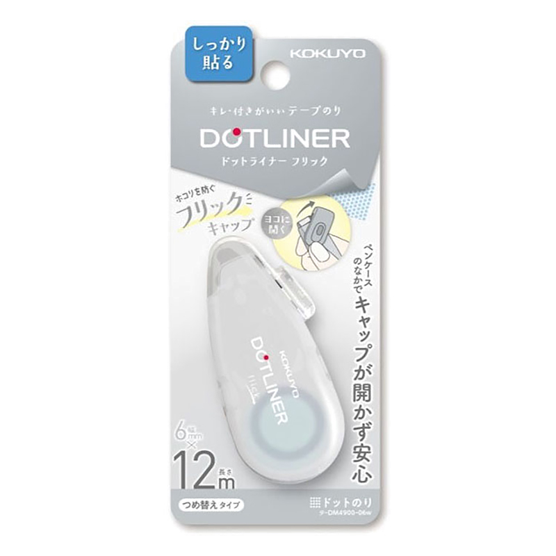 テープのり<ドットライナーフリック>(本体)ホワイト タ-DM4900-06W