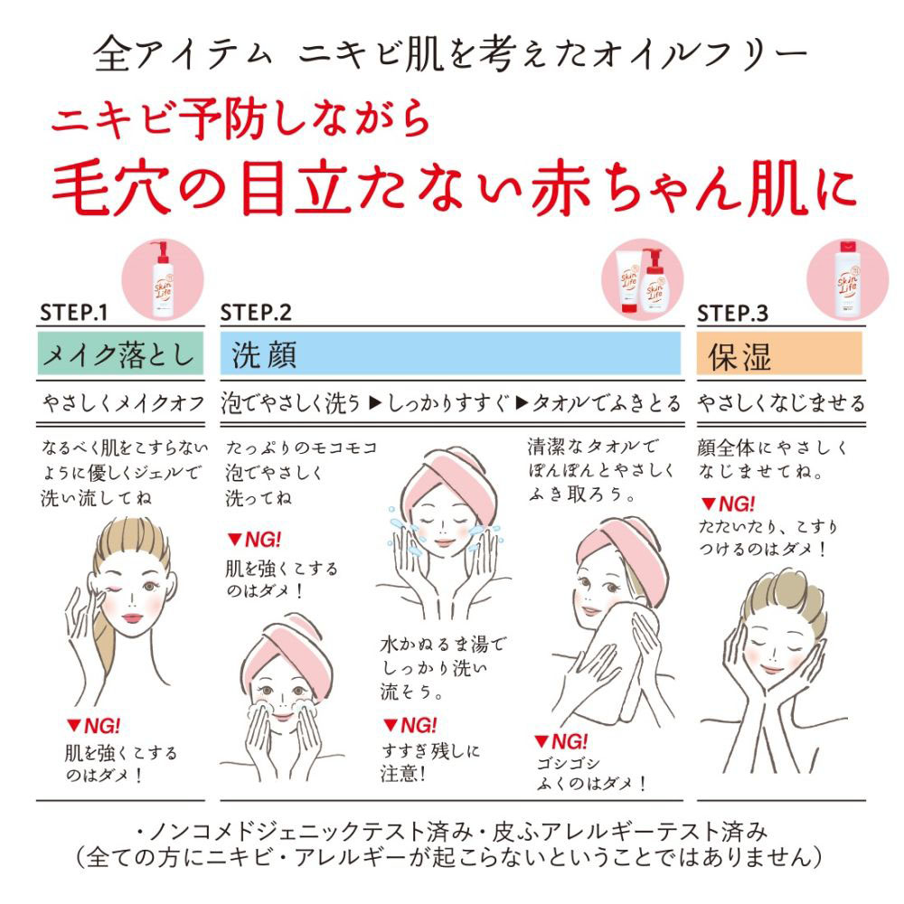 スキンライフ 薬用泡のふんわり洗顔 詰替 140ml【医薬部外品】