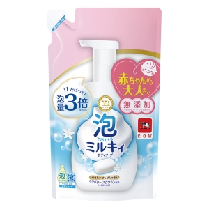 泡で出てくるミルキィボディソープ やさしいせっけんの香り 詰替用 450ml