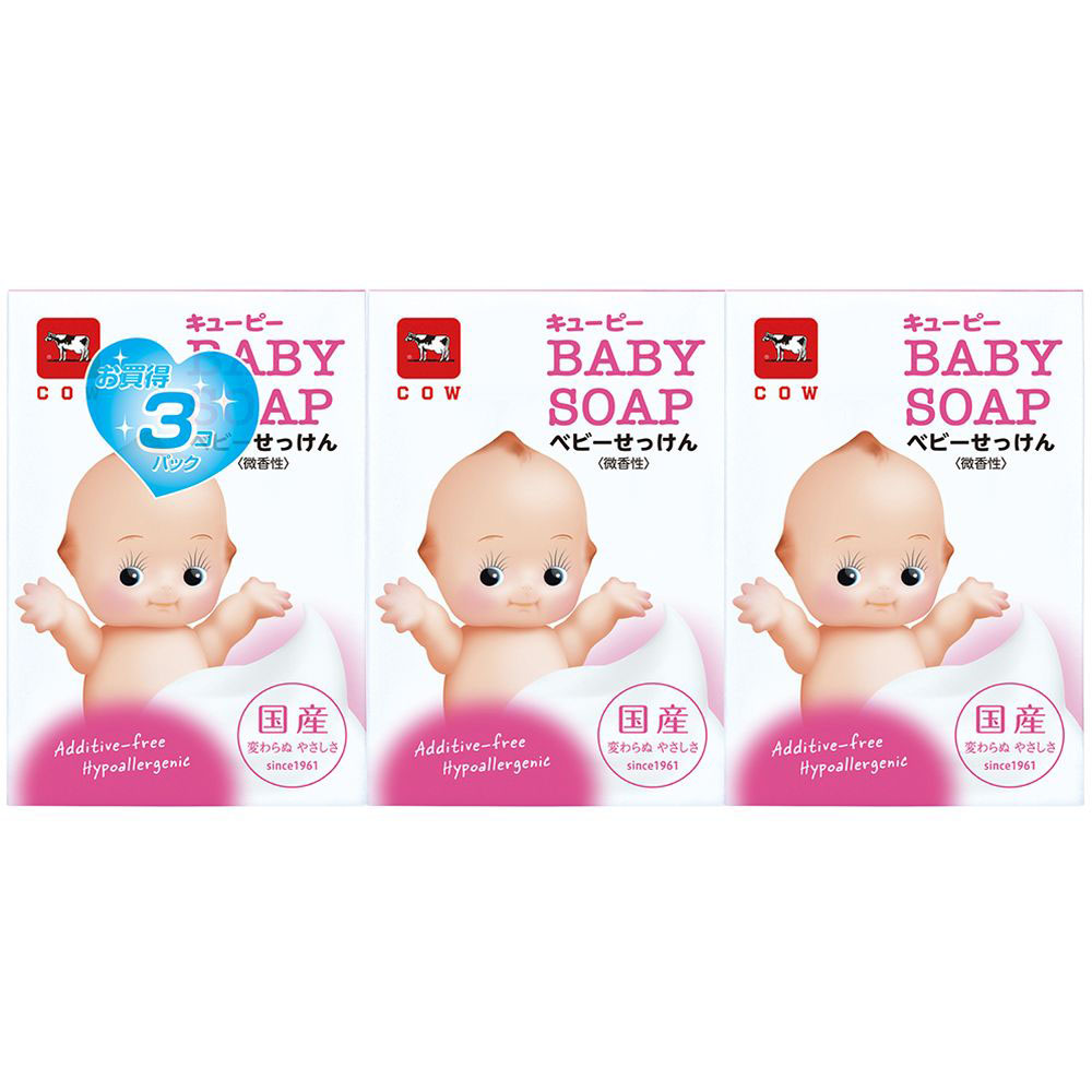 ベビーせっけん 3個パック 90g