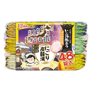 いい湯旅立ち にごり炭酸湯 ほんわか日和 48錠