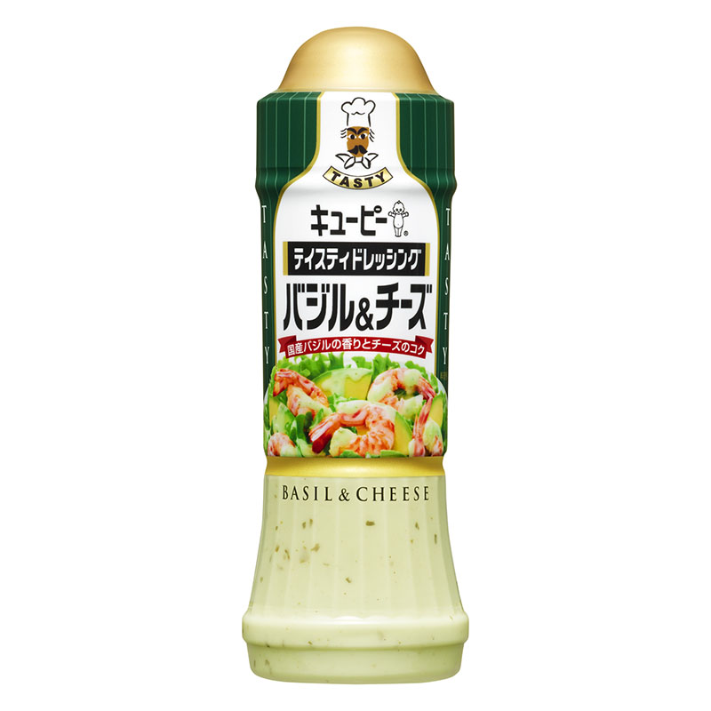 キユーピー テイスティドレッシング バジル&チーズ 210ml