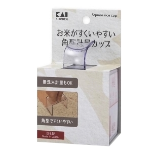 お米がすくいやすい、角型カップ