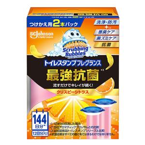 スクラビングバブル トイレスタンプ 最強抗菌 付け替え 38g×2本入