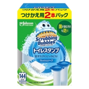 スクラビングバブル トイレスタンプ フレッシュソープ つけかえ用 38g×2本