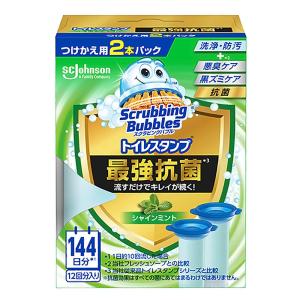 スクラビングバブル トイレスタンプ 最強抗菌 付け替え 38g×2本入