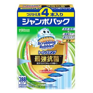スクラビングバブル トイレスタンプ 最強抗菌 付け替え 38g×4本入