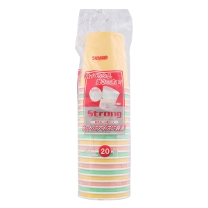 使い捨てカップ ストロングアソートカップ 250ml×20個入