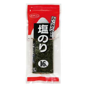 おにぎりには、塩のり 3切16枚